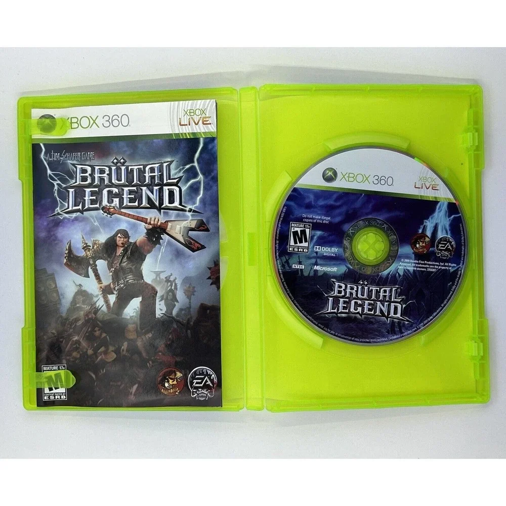 Brutal Legend Microsoft Xbox 360 Authentic Complete CiB - Tested fast ship